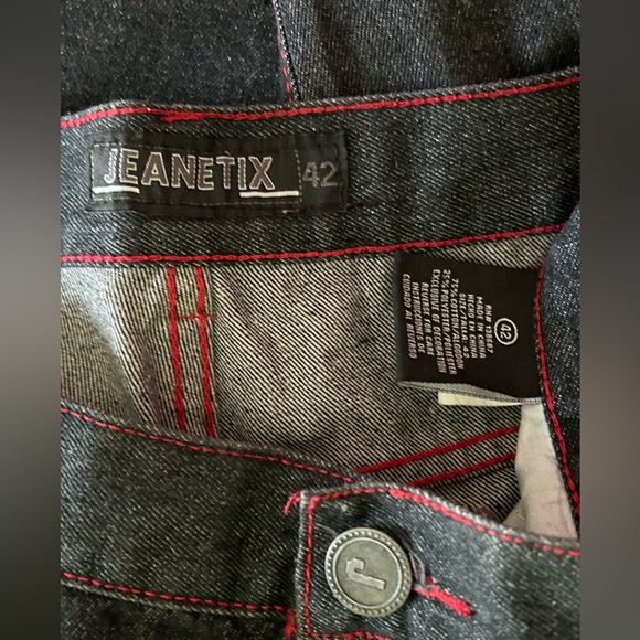 JEANETIX embroidered Men’s jeans size 42 - Picture 5 of 5
